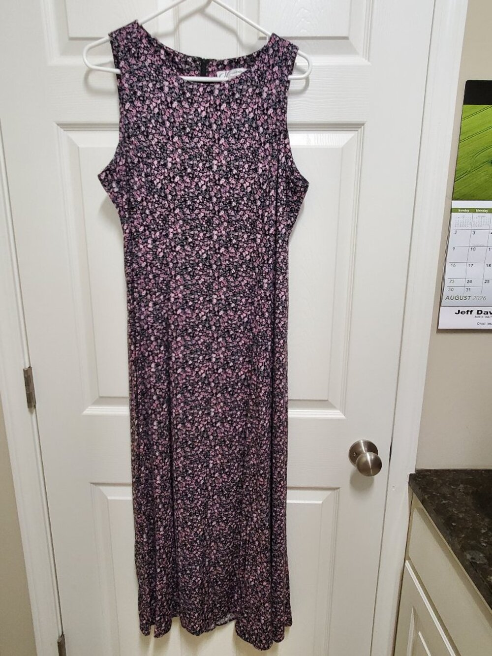 Floral Sleveless Maxi Dress